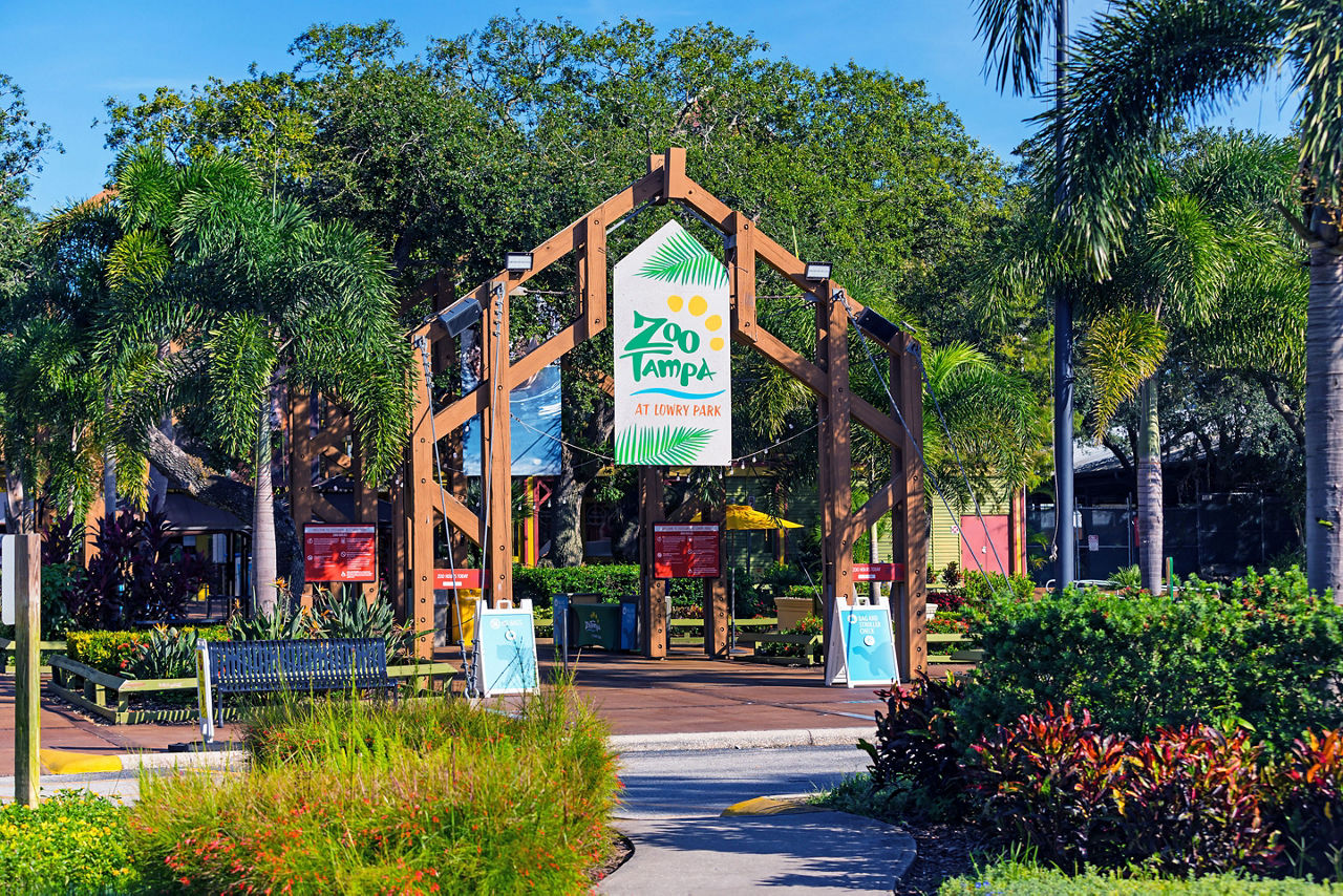 ZooTampa at Lowry Park, Tampa, Florida, USA.