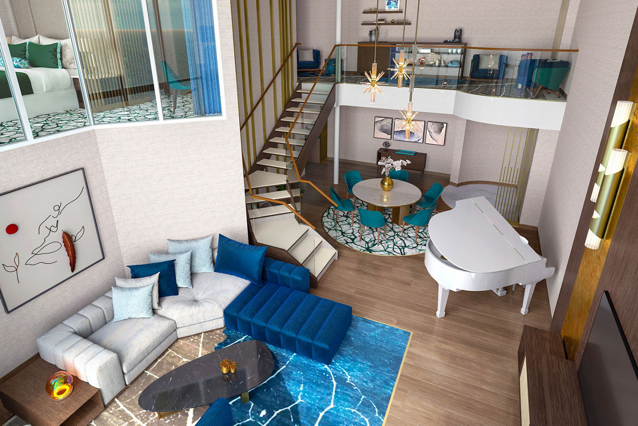 Hero of the Seas Royal Loft Suite, render