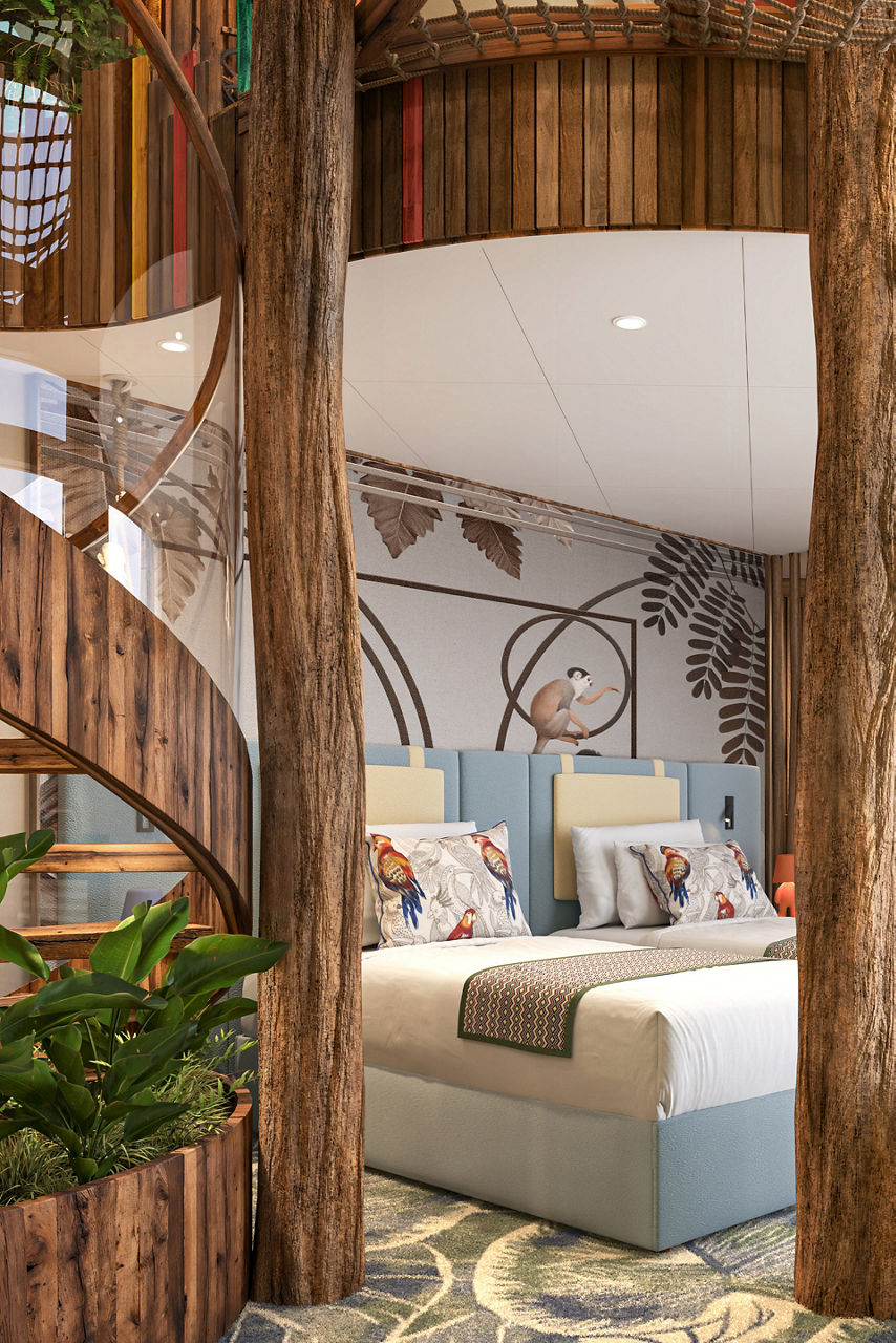 Hero of the Seas Ultimate Family Treehouse, Teen room, render