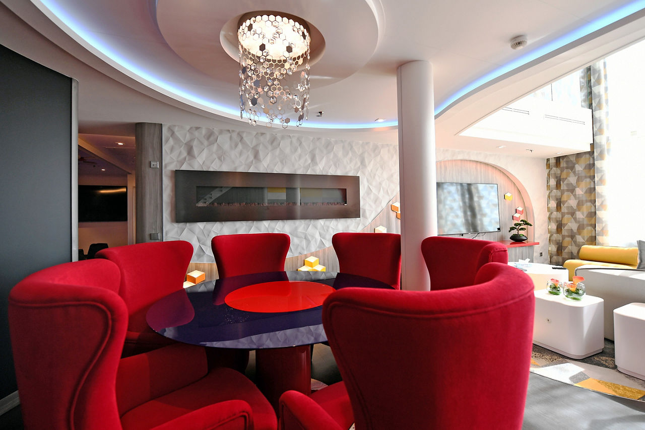 Spectrum of the Seas Ultimate Family Suite Dining Room