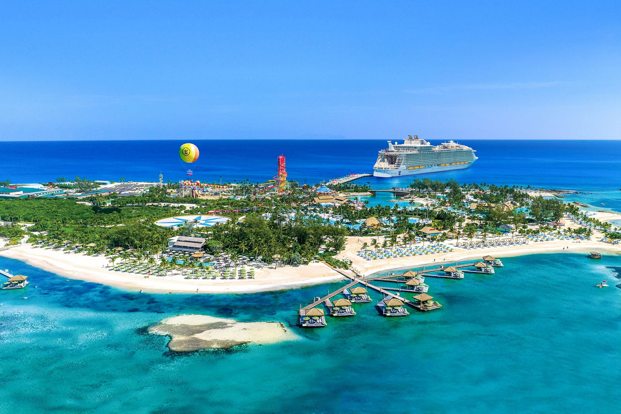 Aerial of Perfect Day CocoCay