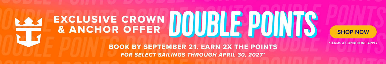 Crown and Anchor Double Points Banner