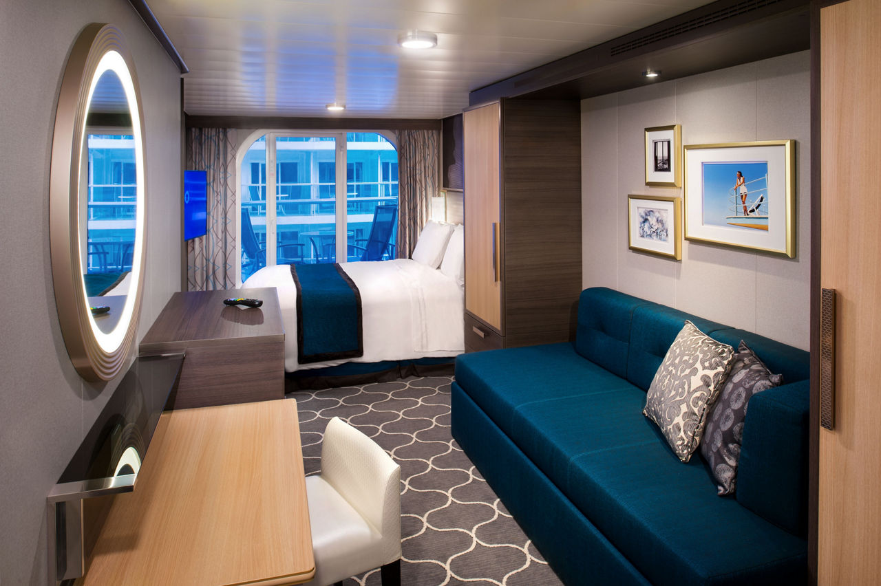Central Park View Stateroom w/Balcony Cat. C1