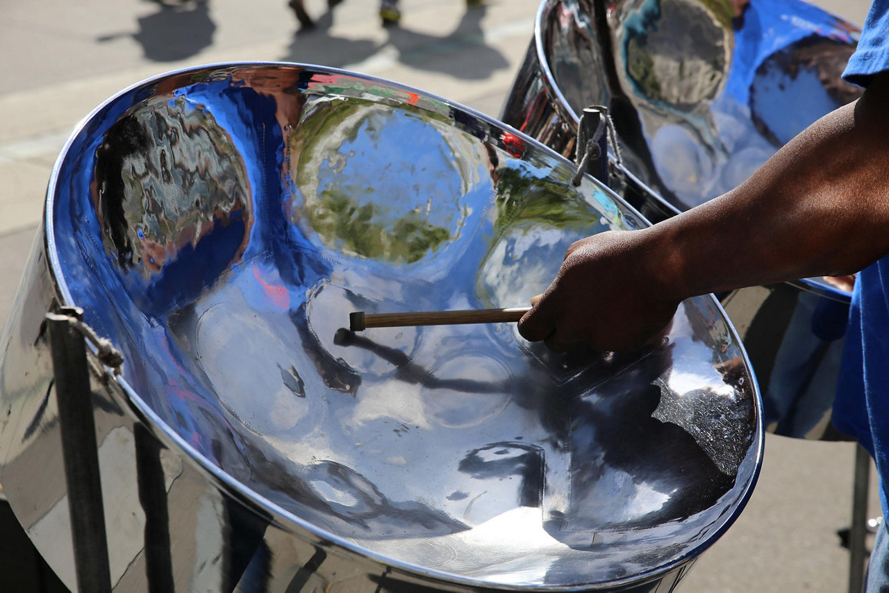 Traditional Caribbean Steel Drums