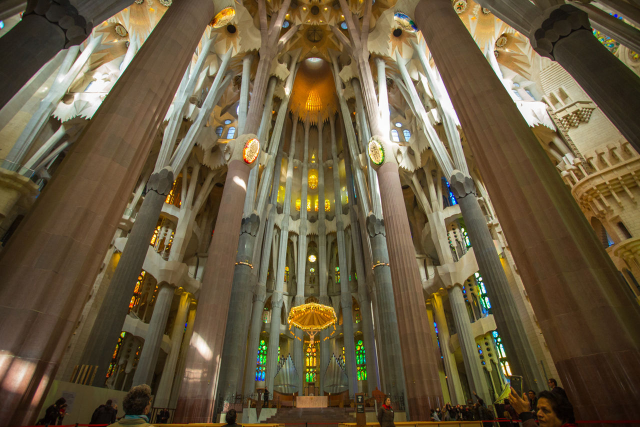 Gaudi Church in Barcelona, Spain