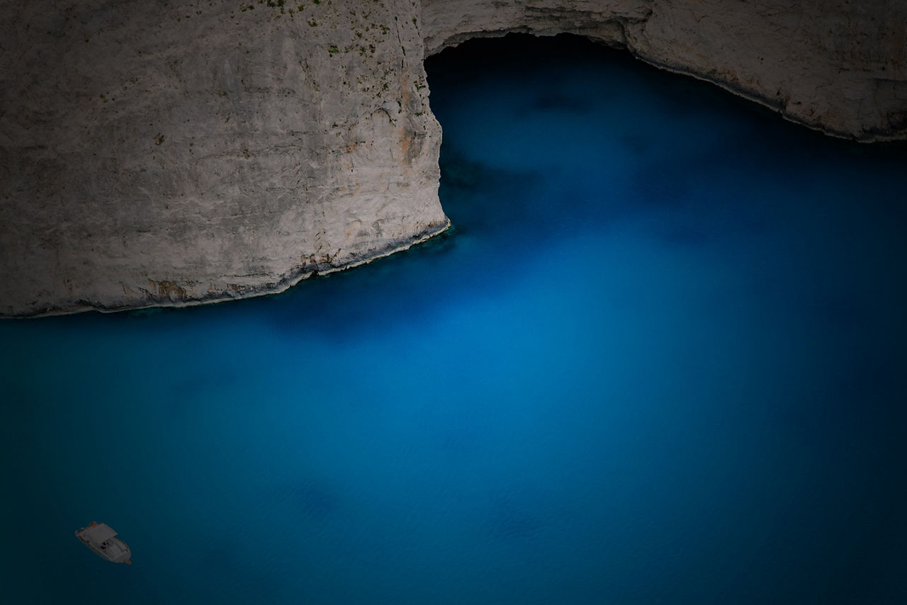 Beach Cave in Greece 