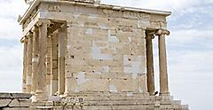 Temple of Athena Nike on the Acropolis in Athens, Greece 