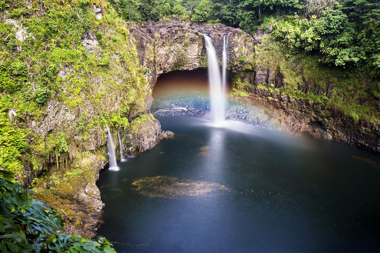 Hawaii Forest Waterfall