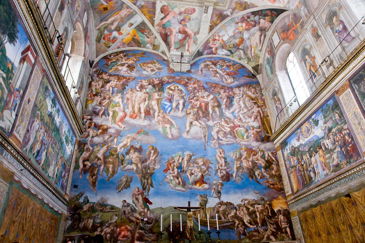 The Sistine Chapel in Vatican City, Rome, Italy