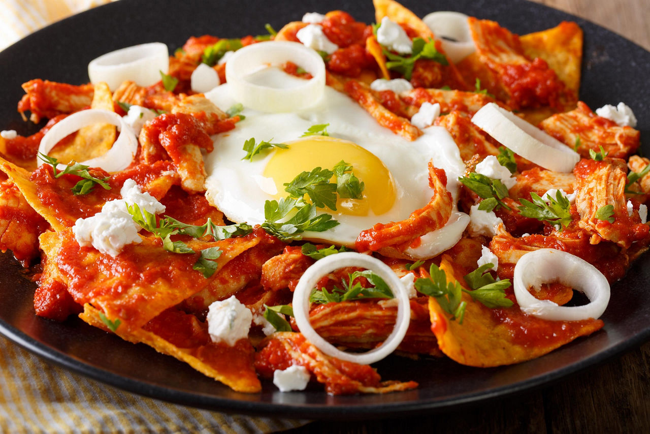 Chilaquiles, Traditional Mexican Breakfast