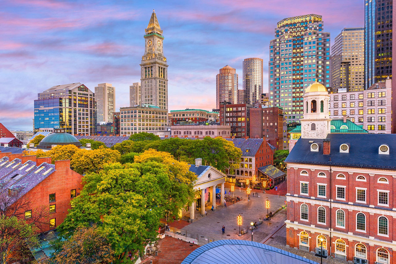 City Buildings in Boston 