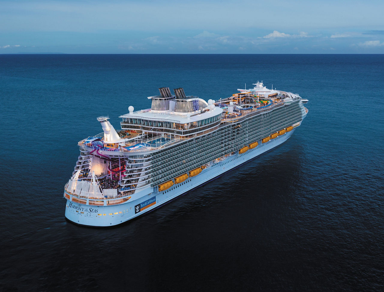 Harmony of the Seas, Aerial View, Bahamas and Caribbean Cruise Destinations