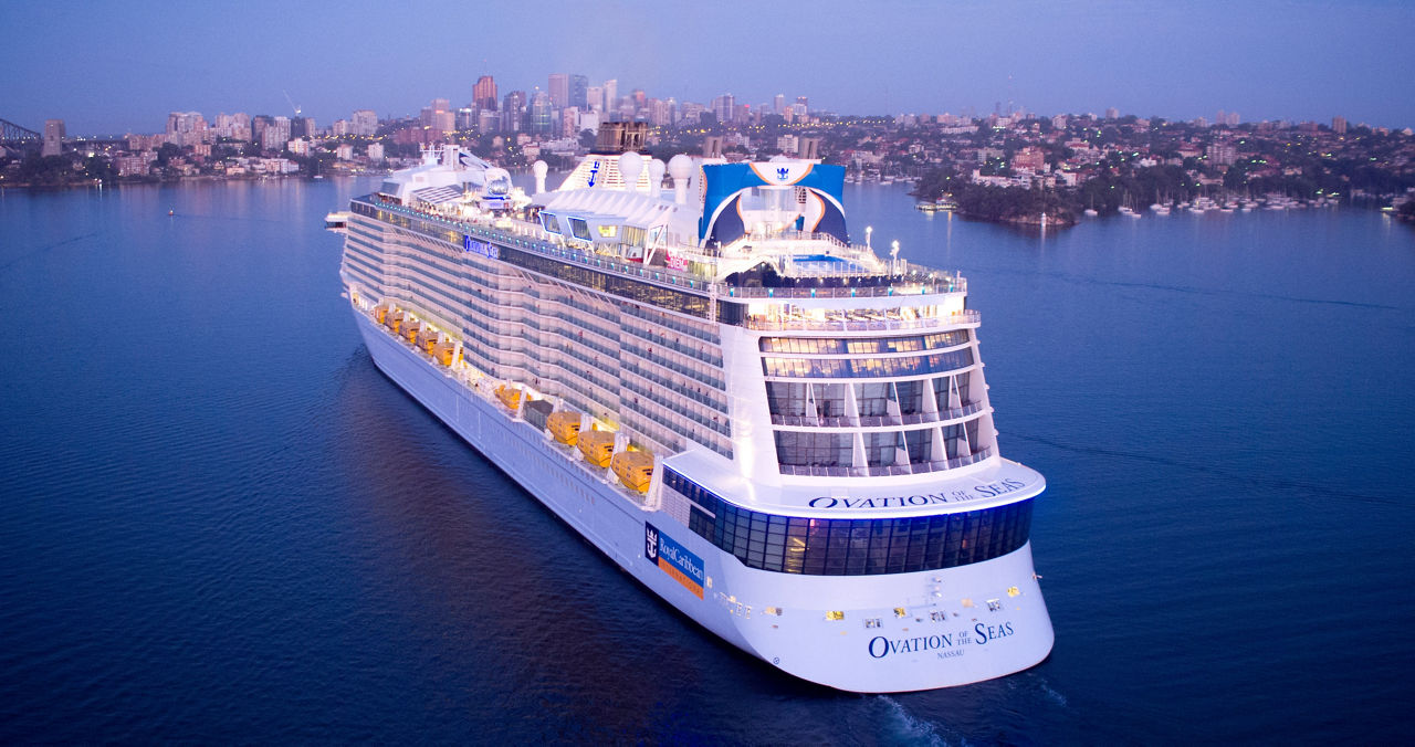 Ovation of the Seas, Aerial View, Australia, Vietnam, and the Philippines