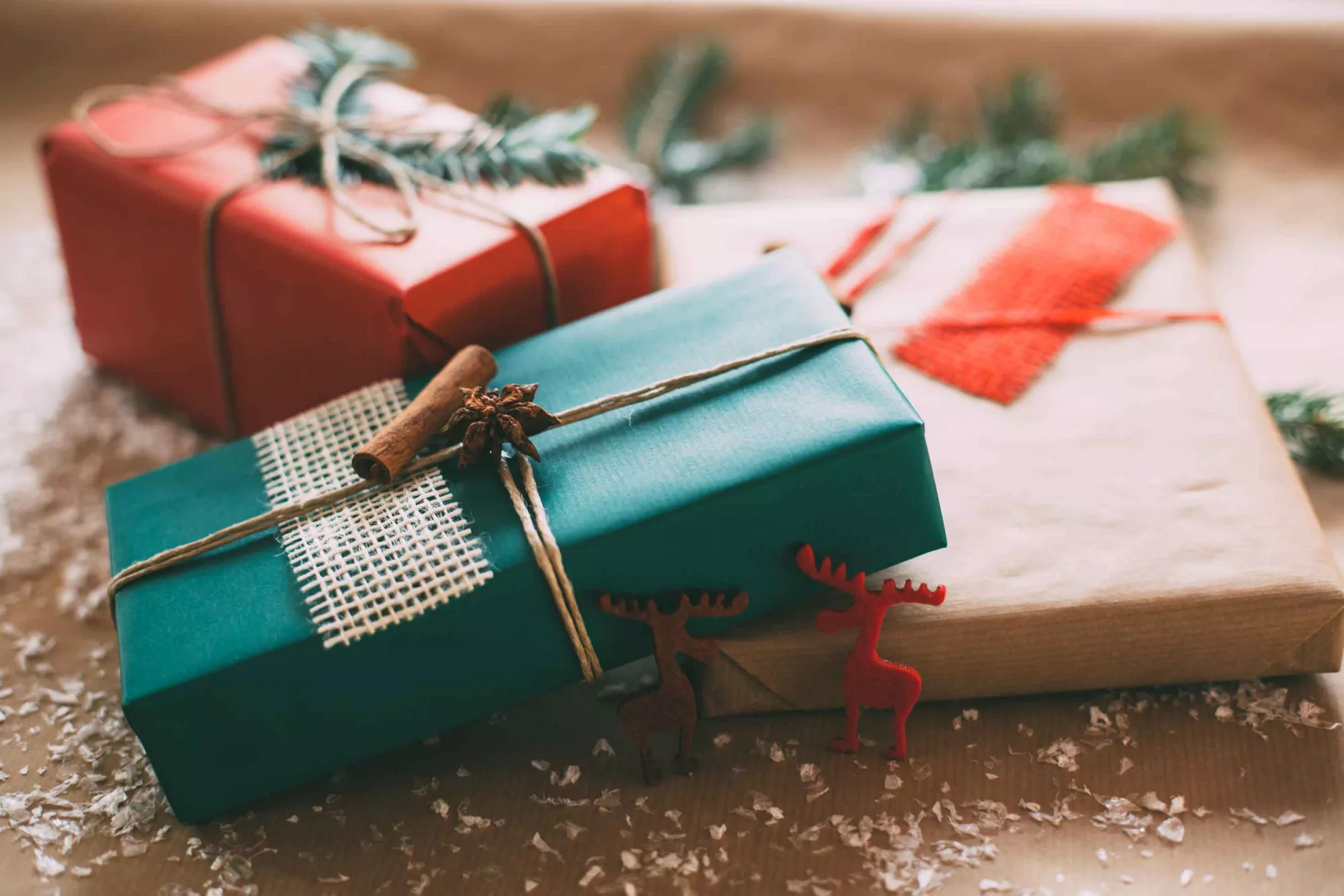 Distribuição de presentes de Natal