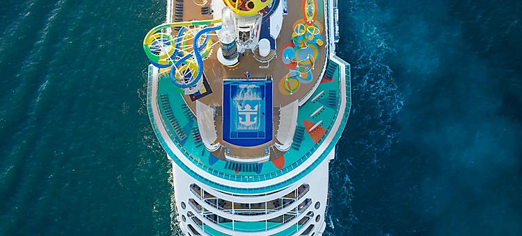 Independence of the Seas, Aerial View