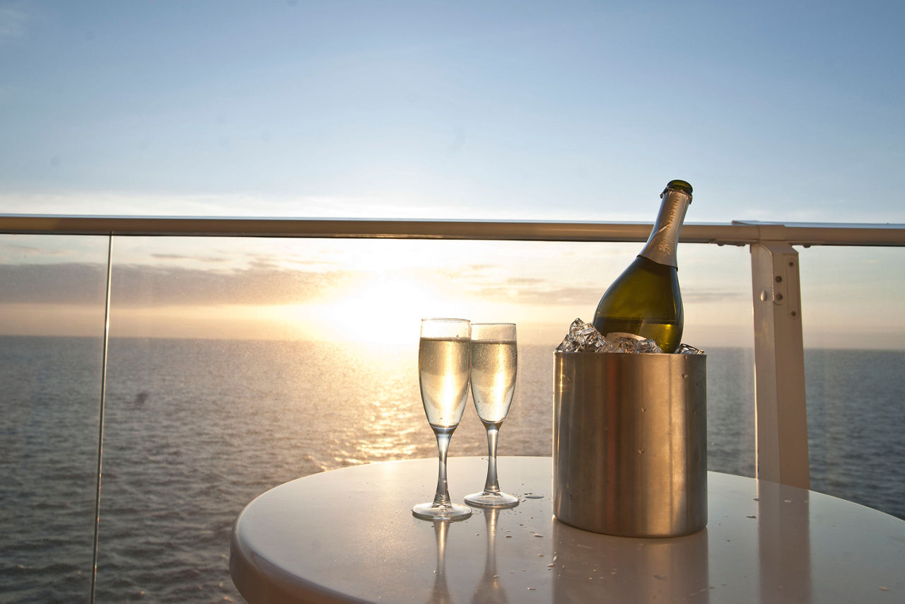 Champagne Bottle Oceanview