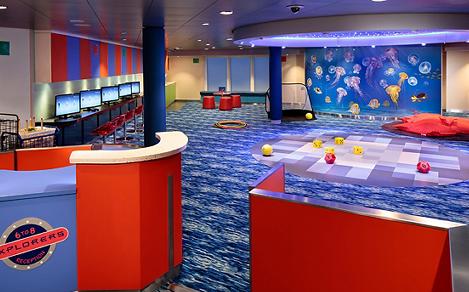 Adventure Ocean Youth Program area, consider one of the best activities for kids on a cruise.