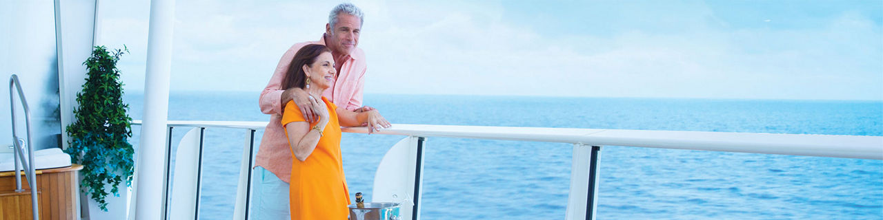Senior Couple at balcony
