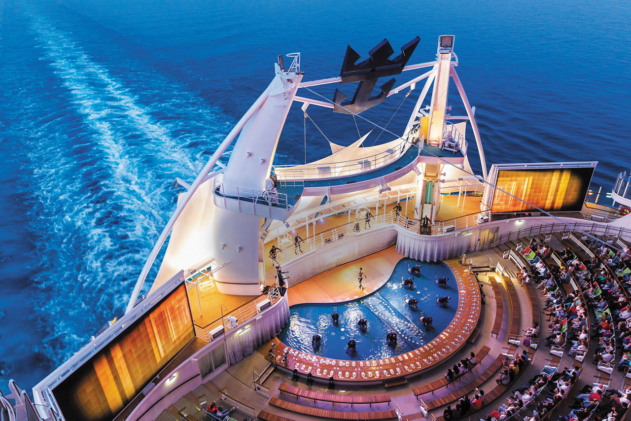 Aqua Theater Cruise Show Aerial View