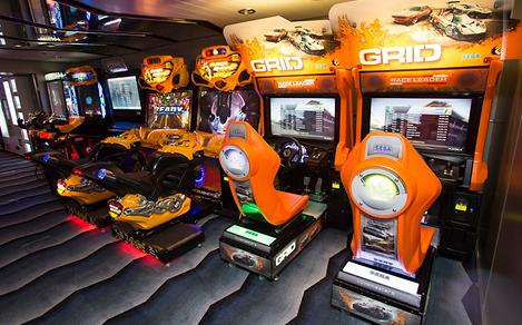 Arcade Game Car Racing On Board