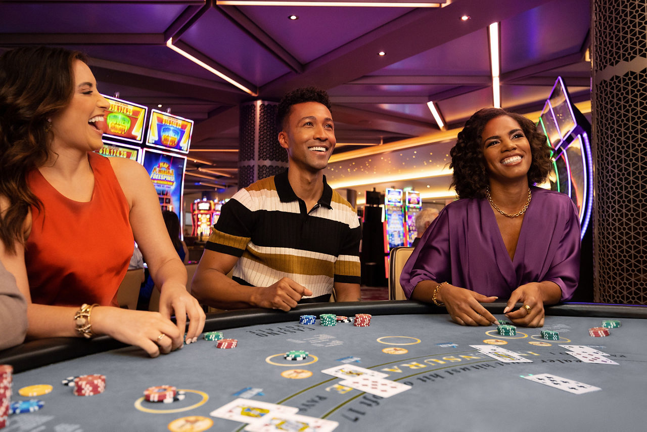 casino royale black jack friends couple women adults RCL WN