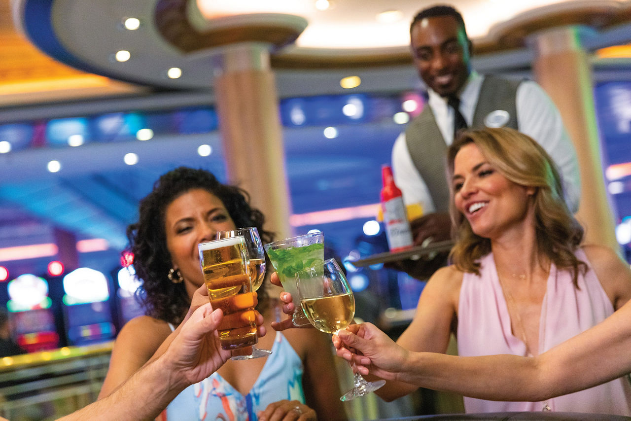 Navigator of the Seas Women Enjoying Cocktails in Casino