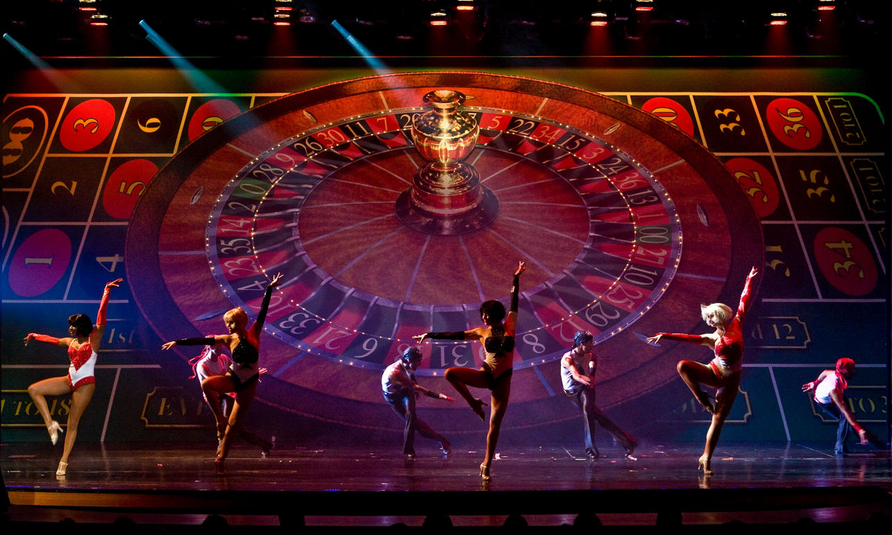 Jackpot Cruise Show Performers on Stage  Adventure of the Seas