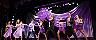 Original Production Cruise Show, Performers dressed in purple dancing, Royal Caribbean