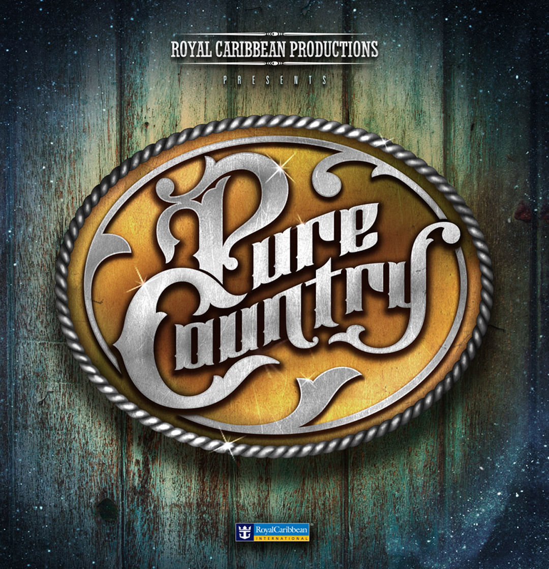 The logo of the Pure Country original production of Royal Caribbean
