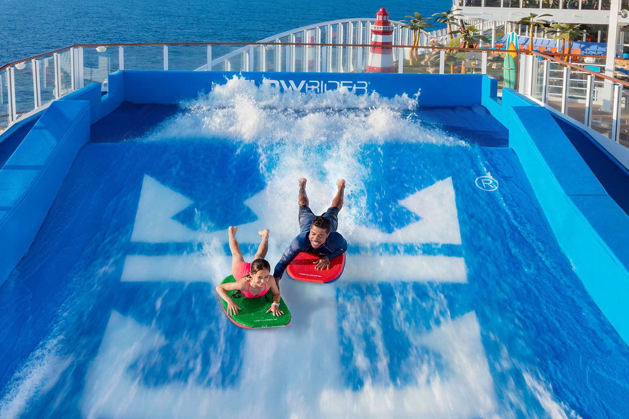 royal caribbean flowrider boogie boarding activities surf