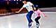 Young Girl Learning How to Ice Skate