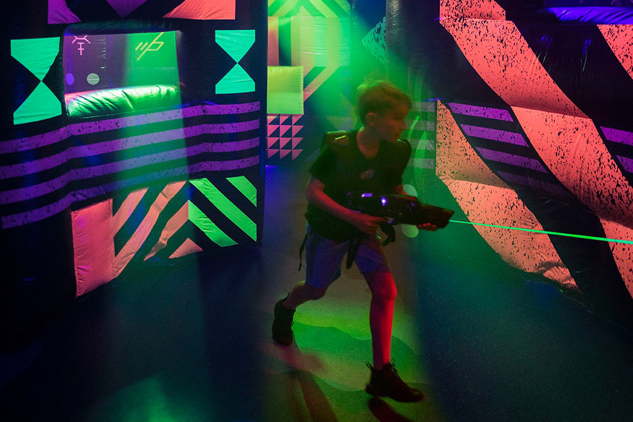 Battle for Planet Z Laser Tag Glow in the Dark