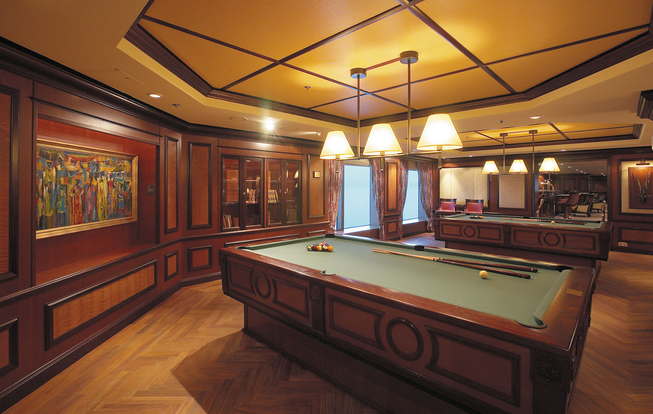 Pool Table at Billiard Room Ready to Play 