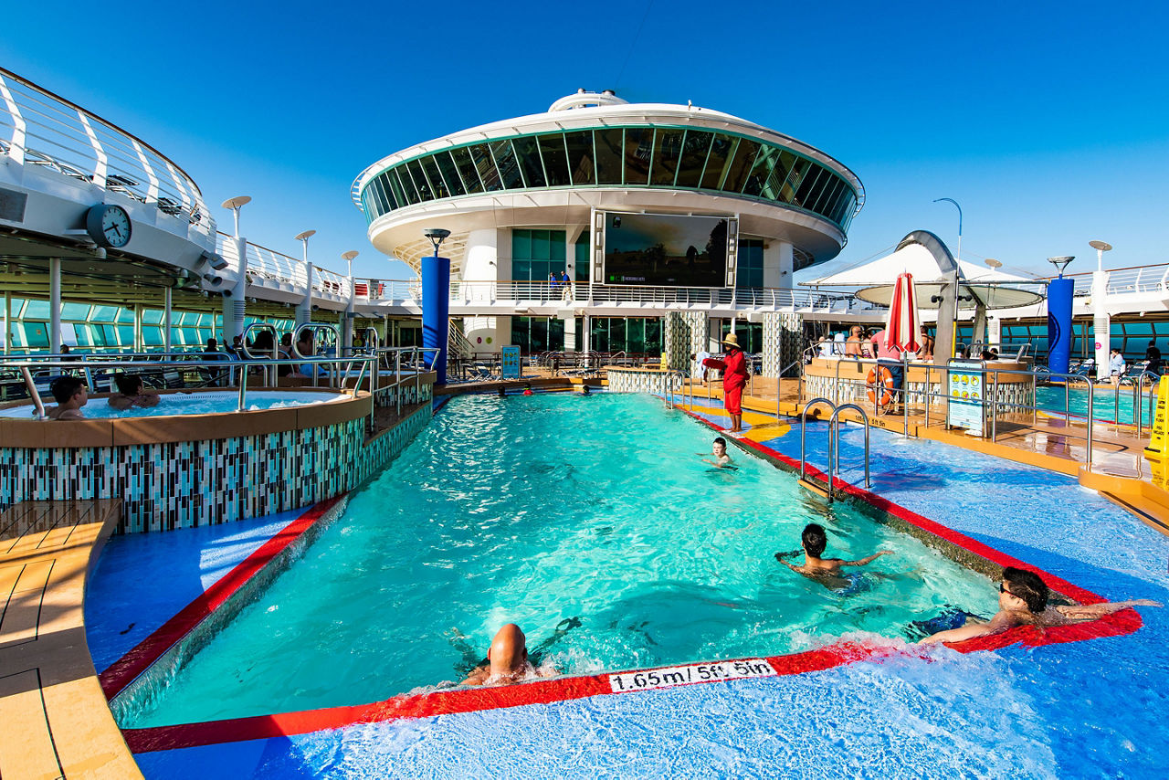 Sunny Day at the Explorer of the Seas Pool