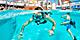 Girl Snorkeling in the Pool 