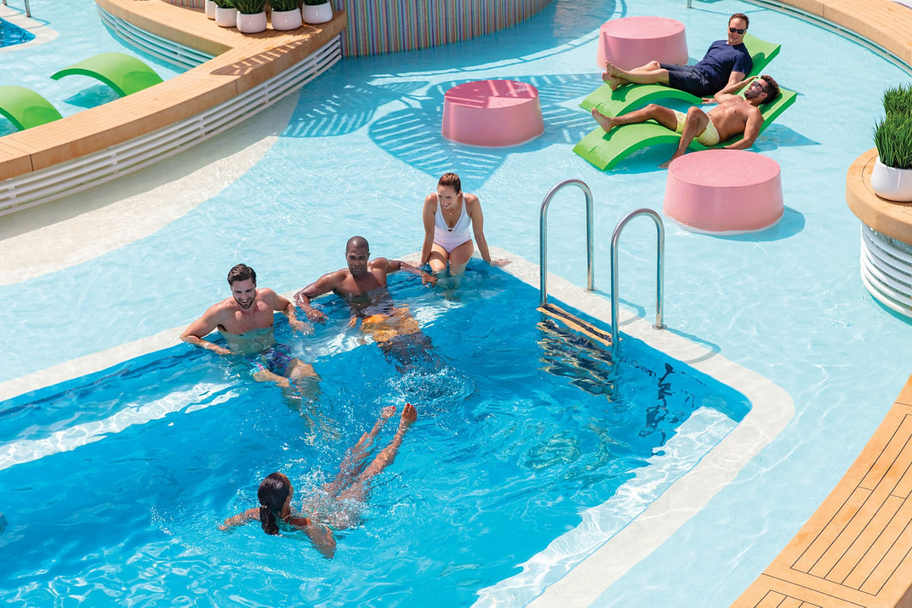 Navigator of the Seas Pool Friends Lounging