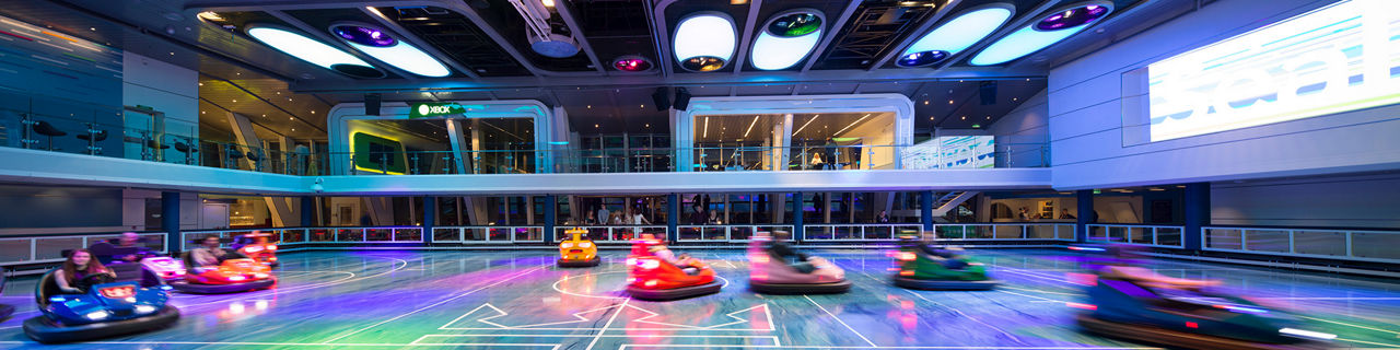 Bumper Cars at the Sea Plex 