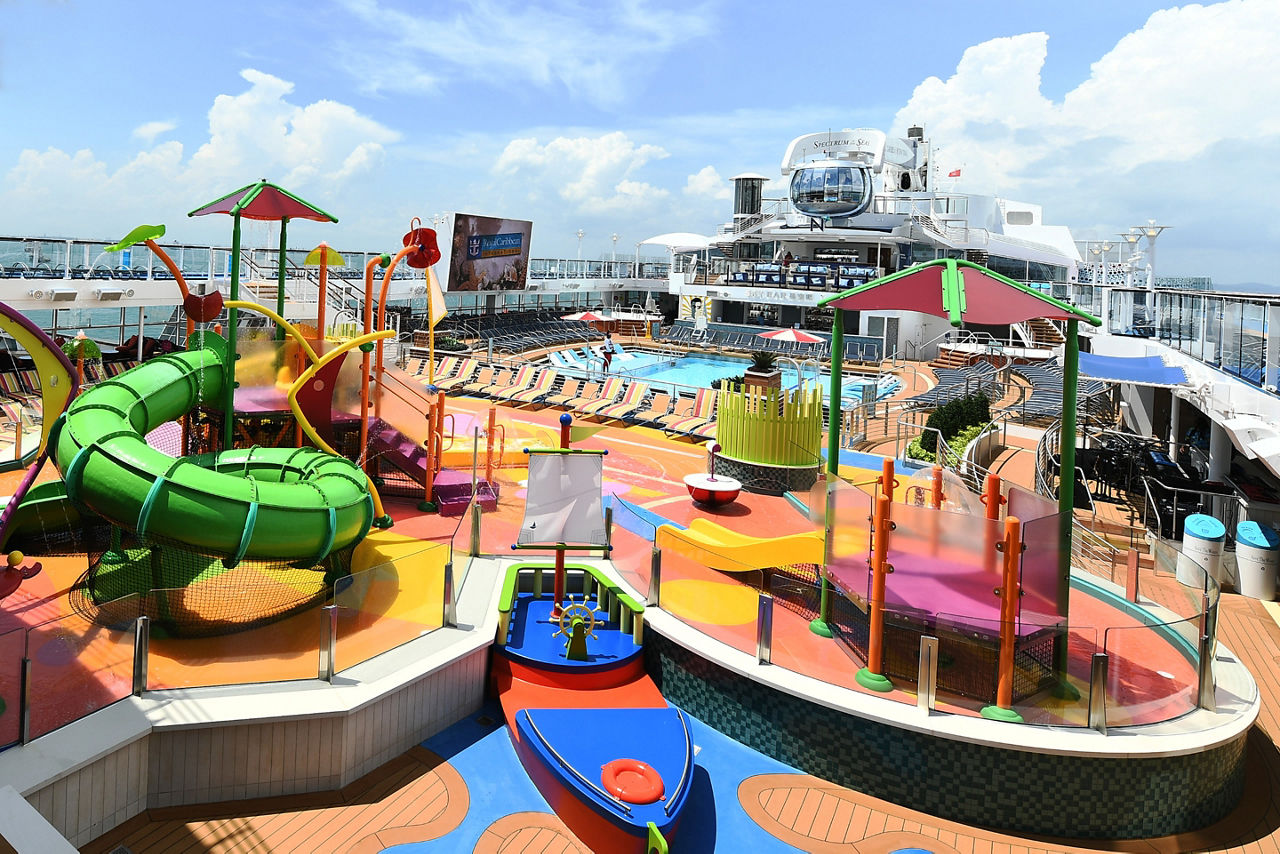 Spectrum of the Seas Splashaway Bay Slides