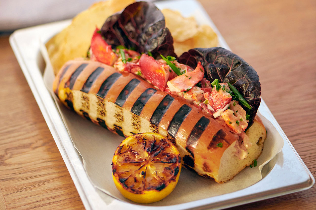 Lobster Roll Grilled
