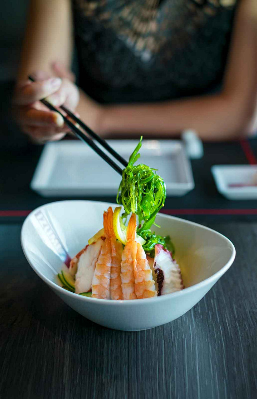 Seaweed Seafood Salad - Izumi Restaurant