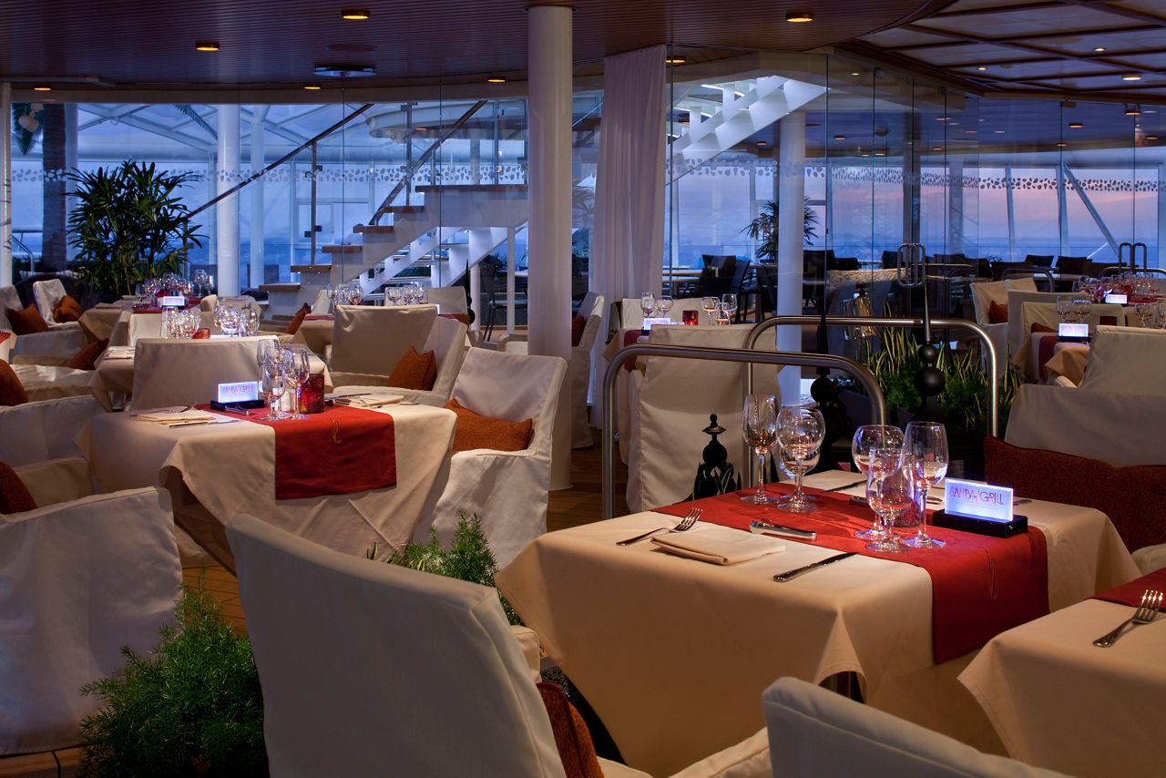 Allureof the Seas?, Samba Grill, specialty restaurant, Dining,