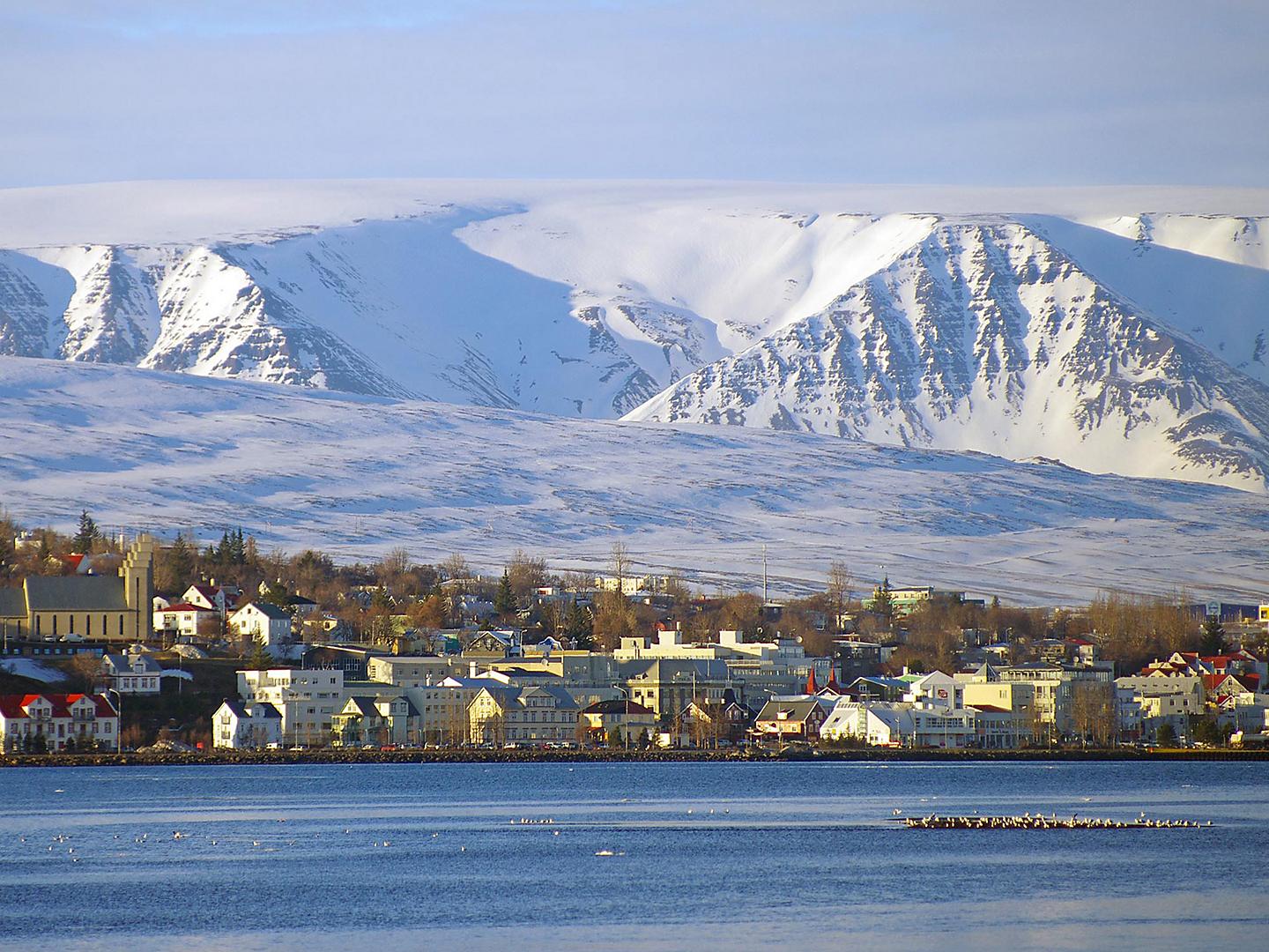 Akureyri, Iceland City View
