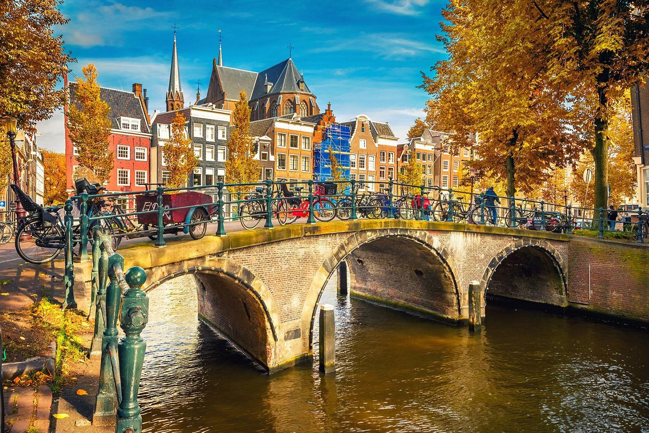 Amsterdam, Netherlands Canal Bridges