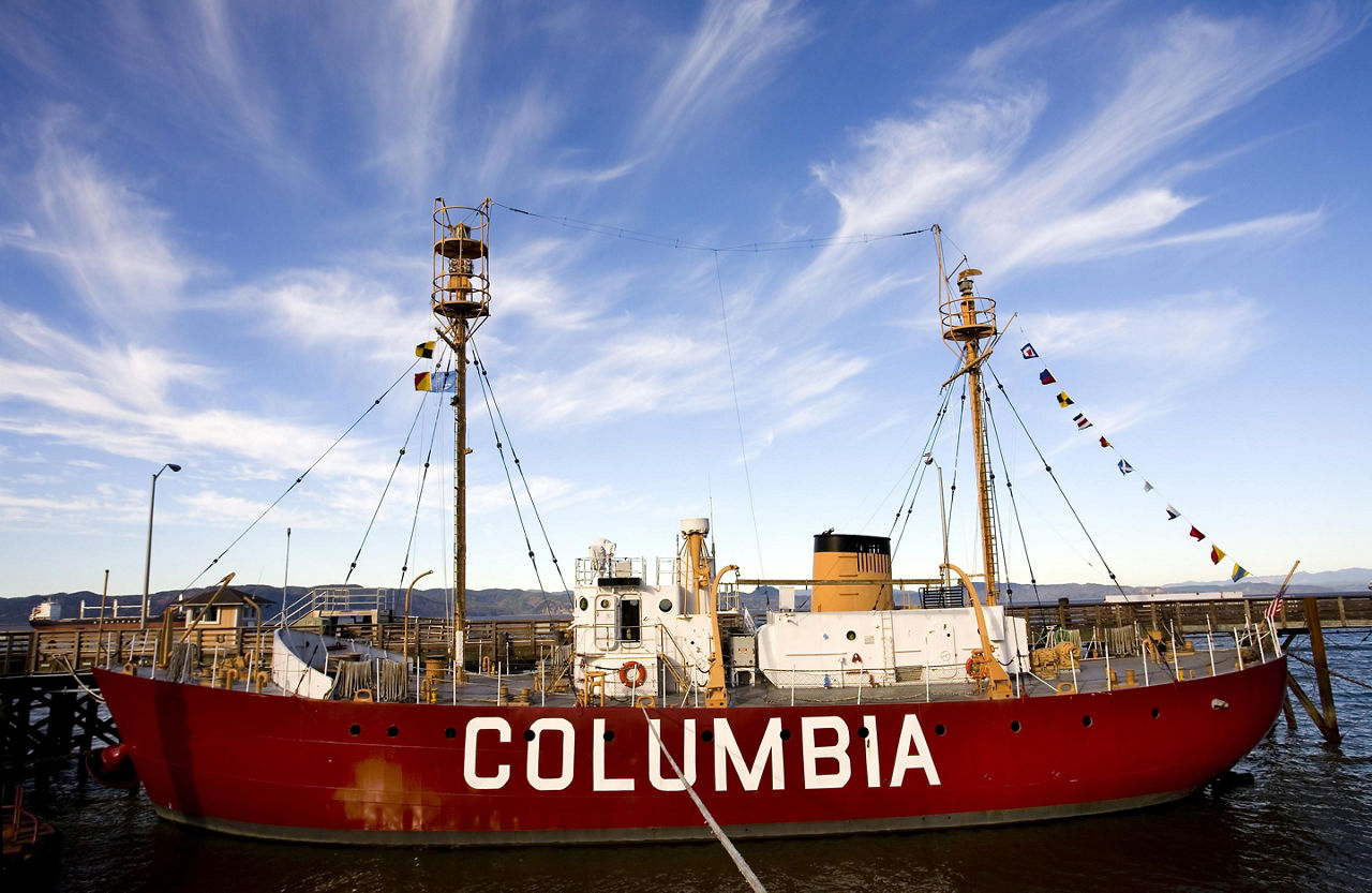 Astoria, Oregon, Retired Coast Guard lightship Columbia