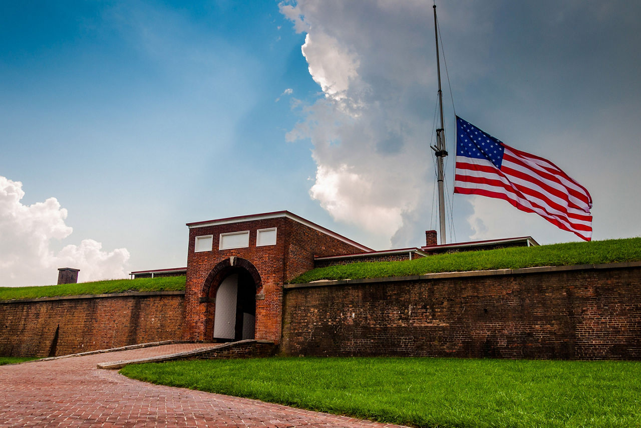 American Flag Fort McHenry, Baltimore, Maryland