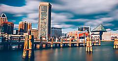 Inner Harbor Skyline, Baltimore, Maryland