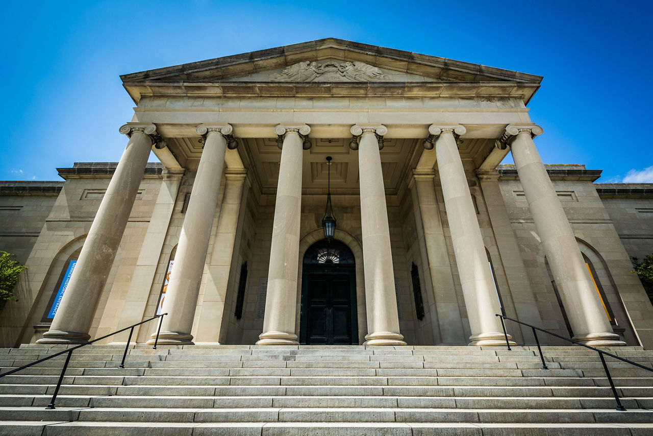 The Baltimore Museum of Art, in Charles Village, Baltimore, Maryland.
