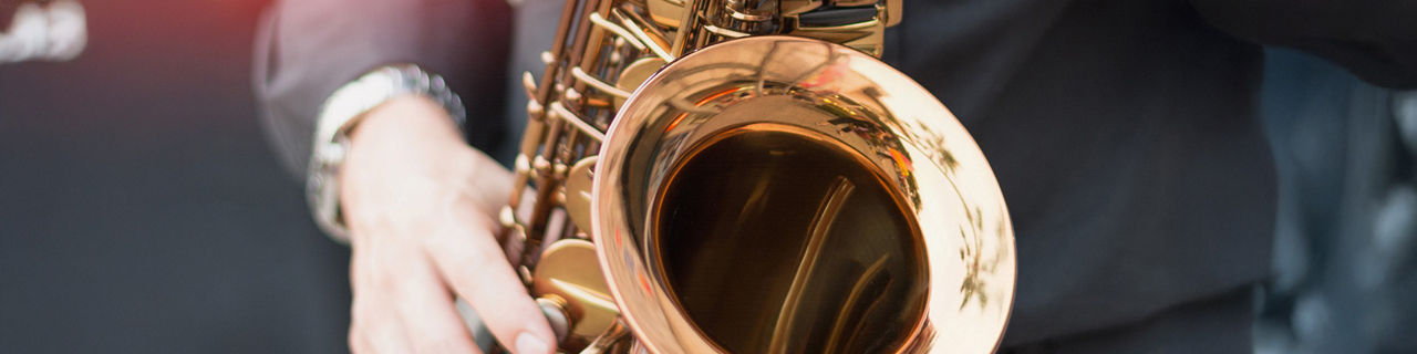 Man playing the Saxophone