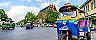 Bangkok, Thailand Tuk Tuk Blue Taxi