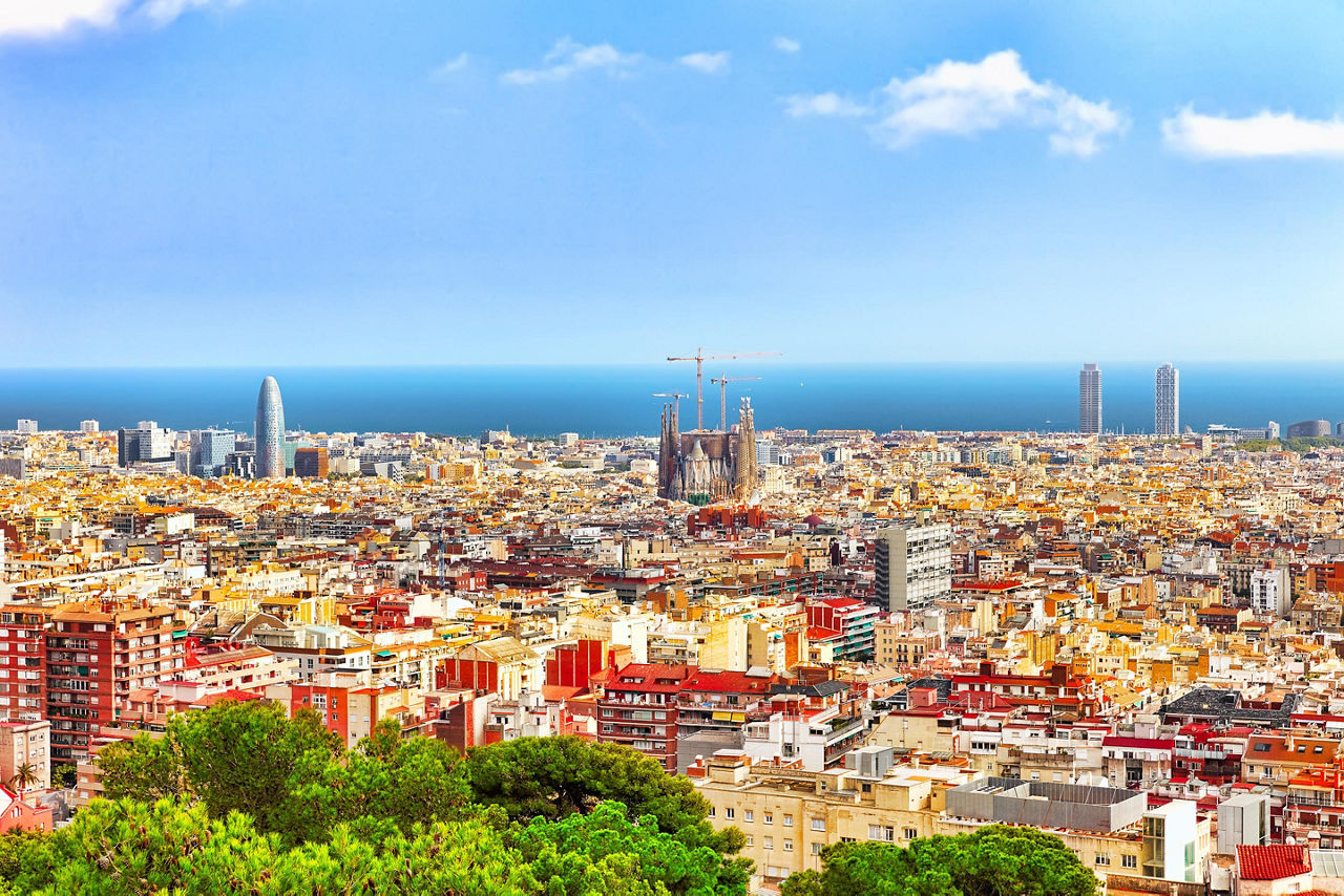Barcelona, Spain Aerial